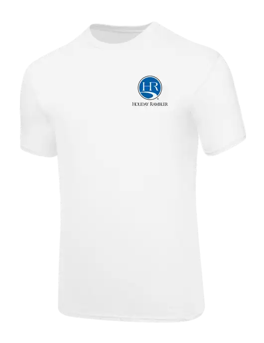 Core Blend White T-Shirt w/Holiday Rambler Logo