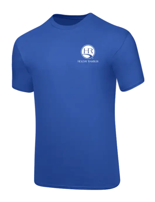 Core Blend Royal Blue T-Shirt w/Holiday Rambler Logo