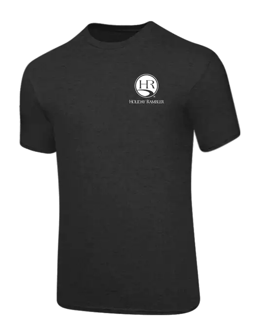 Core Blend Dark Heather Grey T-Shirt w/Holiday Rambler Logo