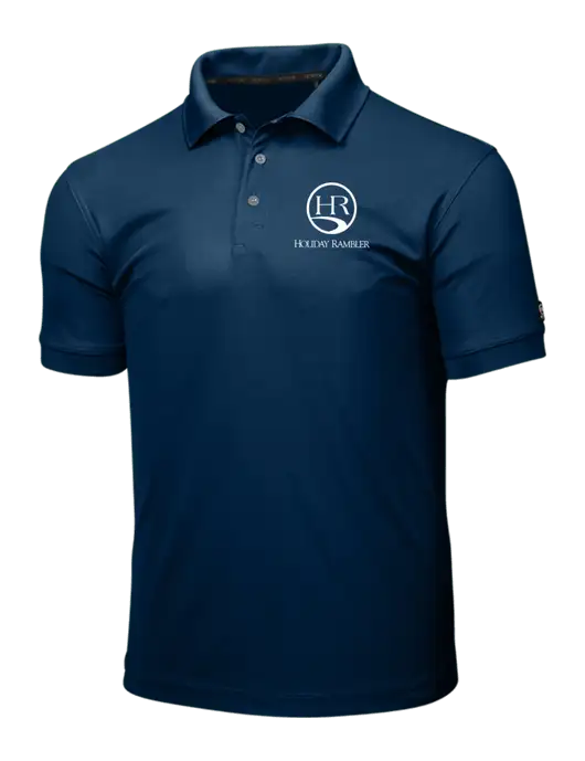 OGIO Navy Caliber 2.0 Polo w/Holiday Rambler Logo