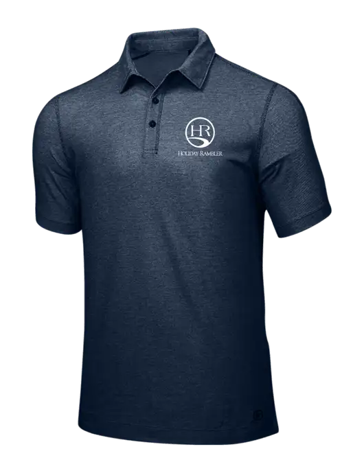OGIO Navy ONYX Polo w/Holiday Rambler Logo