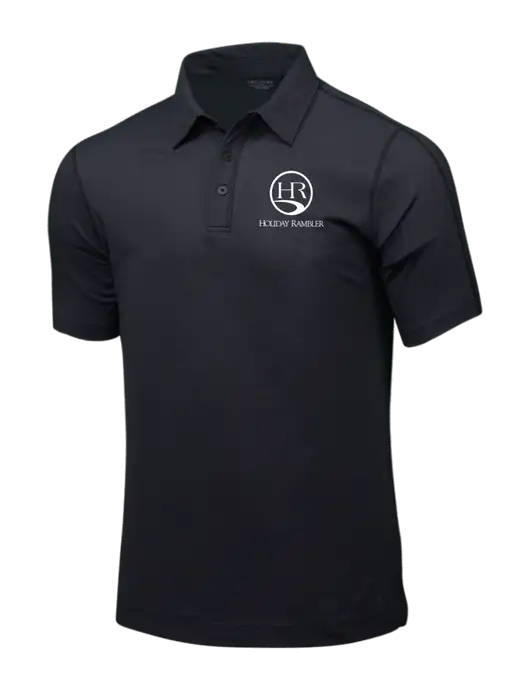 OGIO Black Top ONYX Polo w/Holiday Rambler Logo