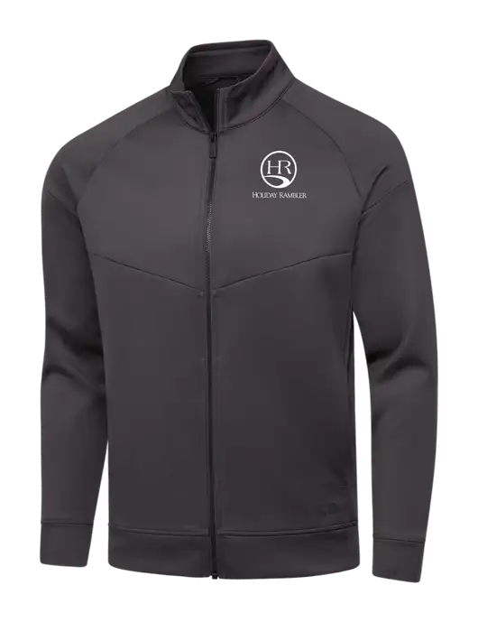 OGIO Dark Grey Endurance Modern Performance Full-Zip w/Holiday Rambler Logo