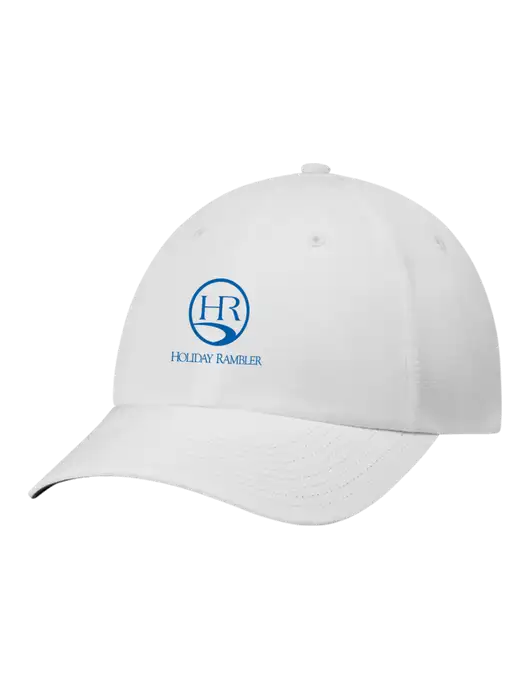 Richardson Relaxed Performance Lite White Cap w/Holiday Rambler Logo