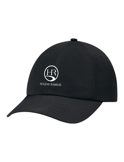 Richardson Relaxed Performance Lite Black Cap w/Holiday Rambler Logo