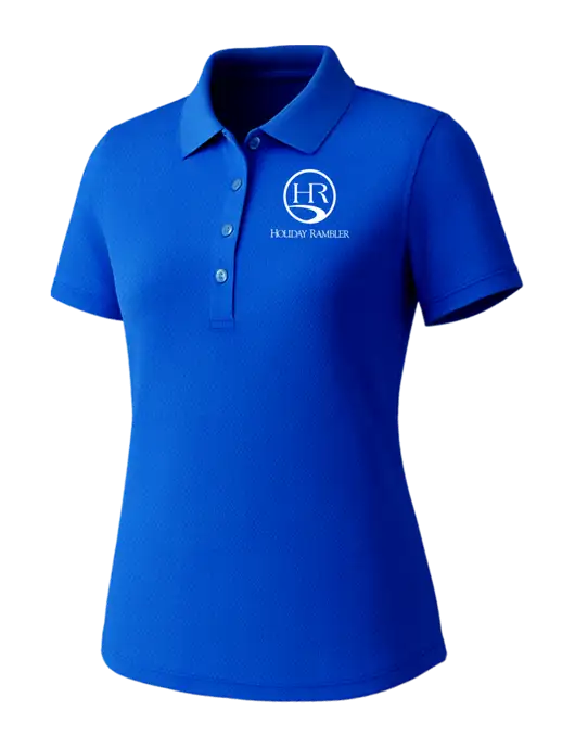 Callaway Womens Core Royal Performance Polo w/Holiday Rambler Logo