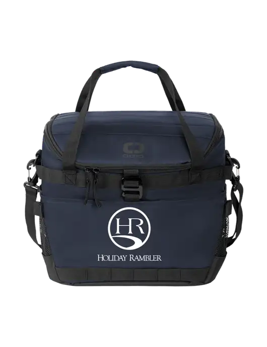 OGIO Navy Sprint 24-Pack Cooler w/Holiday Rambler Logo