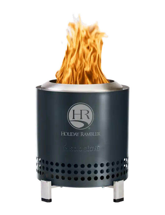 Solo Stove Gunmetal Metallic Mesa XL w/Holiday Rambler Logo